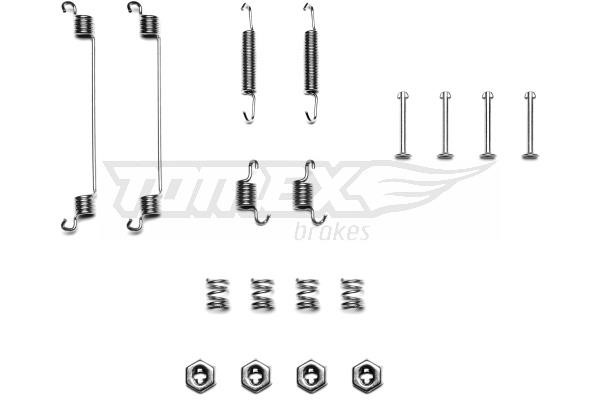 Tomex TX 40-09 Mounting kit brake pads TX4009: Buy near me in Poland at 2407.PL - Good price!