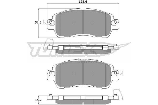 Tomex TX 18-26 Гальмівні колодки передні, комплект TX1826: Купити у Польщі - Добра ціна на 2407.PL!