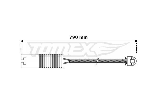 Tomex TX 30-30 Датчик износа тормозных колодок TX3030: Отличная цена - Купить в Польше на 2407.PL!