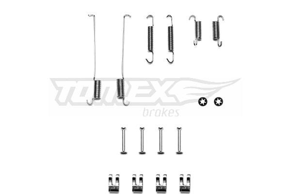 Tomex TX 40-22 Mounting kit brake pads TX4022: Buy near me in Poland at 2407.PL - Good price!
