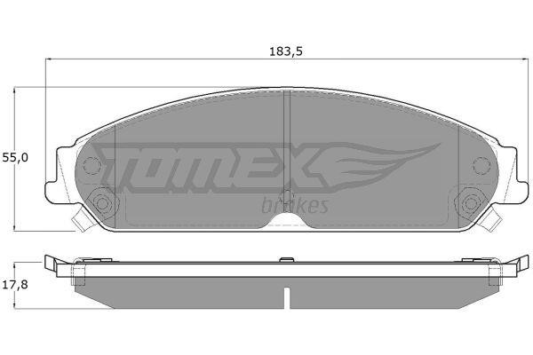 Tomex TX 19-20 Brake Pad Set, disc brake TX1920: Buy near me in Poland at 2407.PL - Good price!