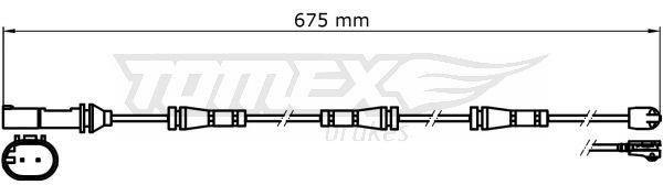 Tomex TX 31-35 Сигнализатор, износ тормозных колодок TX3135: Отличная цена - Купить в Польше на 2407.PL!