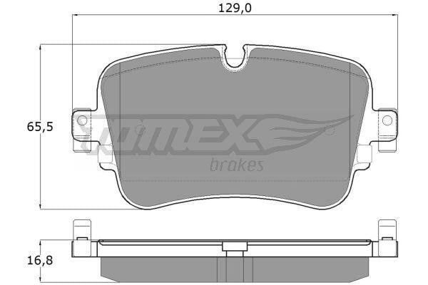 Tomex TX 18-24 Гальмівні колодки передні, комплект TX1824: Приваблива ціна - Купити у Польщі на 2407.PL!