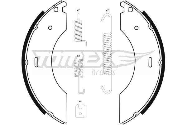 Tomex TX 23-41 Колодки гальмівні барабанні, комплект TX2341: Приваблива ціна - Купити у Польщі на 2407.PL!