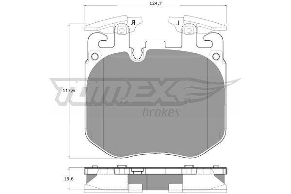 Tomex TX 18-50 Brake Pad Set, disc brake TX1850: Buy near me in Poland at 2407.PL - Good price!