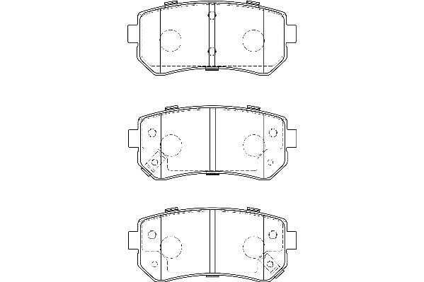 Omnicraft 2135604 Гальмівні колодки, комплект 2135604: Приваблива ціна - Купити у Польщі на 2407.PL!