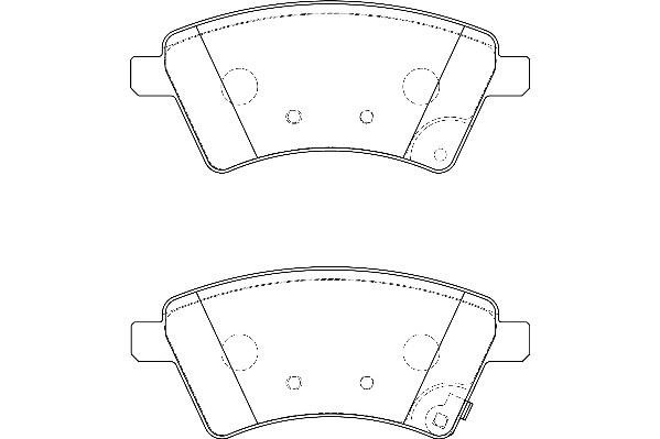 Omnicraft 2135138 Brake Pad Set, disc brake 2135138: Buy near me in Poland at 2407.PL - Good price!