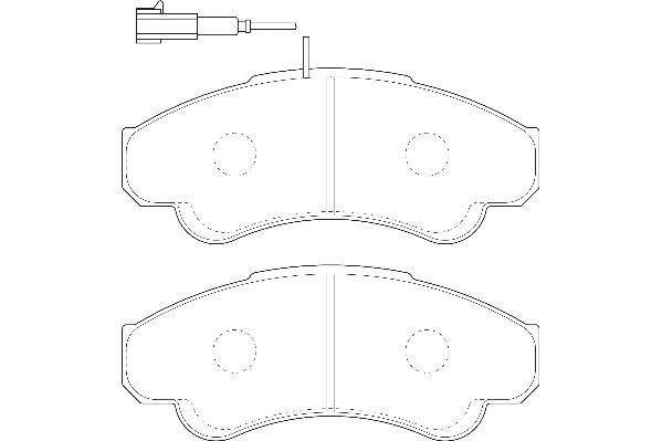 Omnicraft 2134930 Тормозные колодки дисковые, комплект 2134930: Отличная цена - Купить в Польше на 2407.PL!