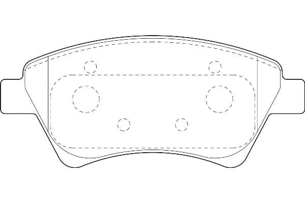 Omnicraft 2134956 Brake Pad Set, disc brake 2134956: Buy near me in Poland at 2407.PL - Good price!