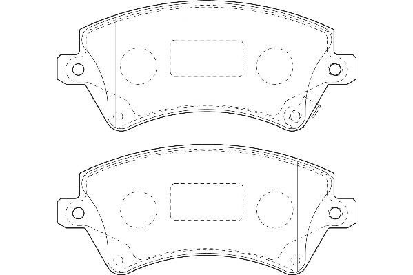 Omnicraft 2135146 Brake Pad Set, disc brake 2135146: Buy near me in Poland at 2407.PL - Good price!