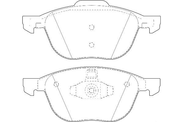 Omnicraft 2134858 Brake Pad Set, disc brake 2134858: Buy near me in Poland at 2407.PL - Good price!