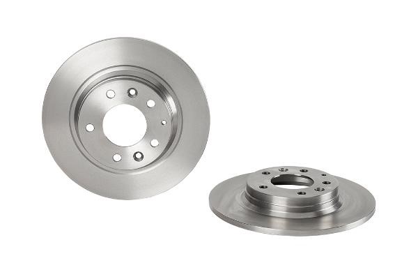 Omnicraft 2134666 Rear brake disc, non-ventilated 2134666: Buy near me in Poland at 2407.PL - Good price!