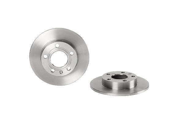 Omnicraft 2143095 Rear brake disc, non-ventilated 2143095: Buy near me in Poland at 2407.PL - Good price!