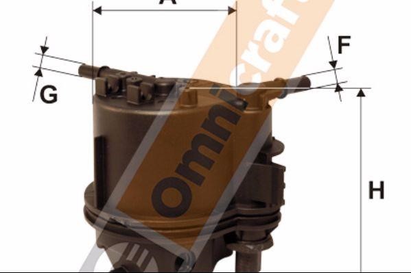 Omnicraft 2136799 Топливный фильтр 2136799: Отличная цена - Купить в Польше на 2407.PL!