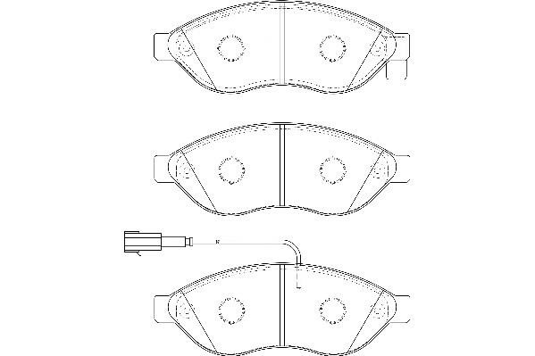 Omnicraft 2134932 Brake Pad Set, disc brake 2134932: Buy near me in Poland at 2407.PL - Good price!