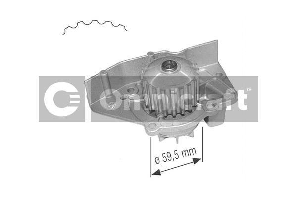 Omnicraft 2317250 Water pump 2317250: Buy near me in Poland at 2407.PL - Good price!