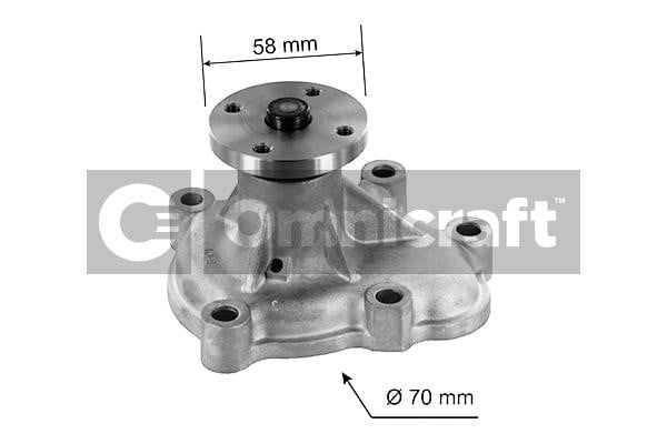 Omnicraft 2317197 Water pump 2317197: Buy near me in Poland at 2407.PL - Good price!