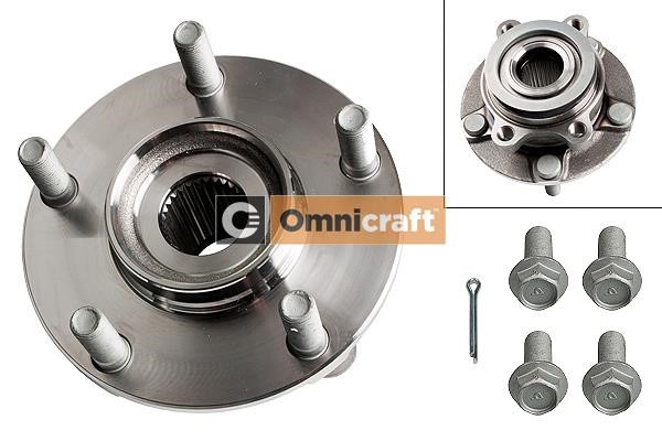 Omnicraft 2466800 Підшипник маточини колеса, комплект 2466800: Приваблива ціна - Купити у Польщі на 2407.PL!