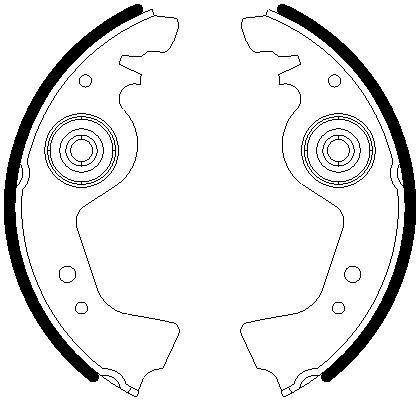 Omnicraft 2255700 Brake shoe set 2255700: Buy near me at 2407.PL in Poland at an Affordable price!