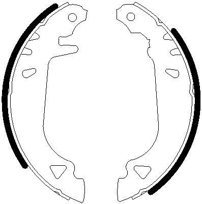 Omnicraft 2255733 Brake shoe set 2255733: Buy near me at 2407.PL in Poland at an Affordable price!