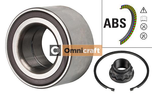 Omnicraft 2466822 Подшипник ступицы колеса, комплект 2466822: Отличная цена - Купить в Польше на 2407.PL!