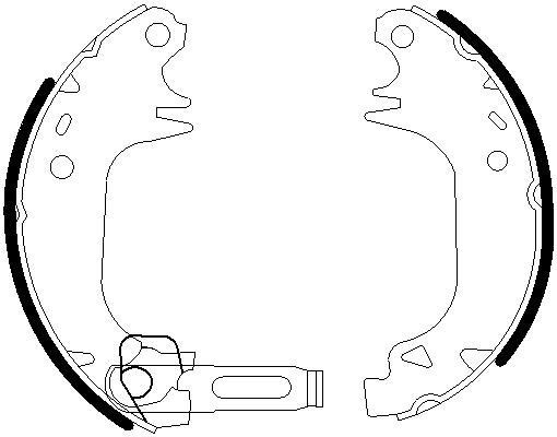Omnicraft 2255896 Brake shoe set 2255896: Buy near me at 2407.PL in Poland at an Affordable price!
