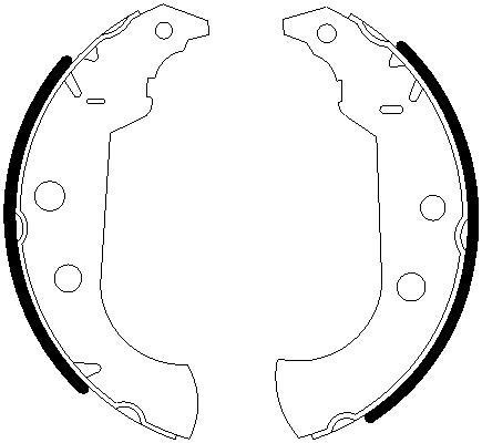 Omnicraft 2255811 Brake shoe set 2255811: Buy near me at 2407.PL in Poland at an Affordable price!