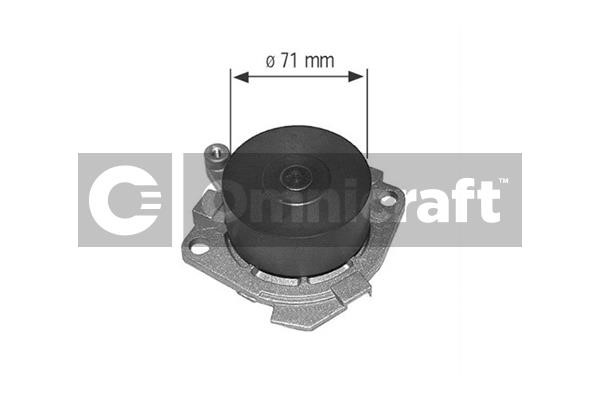 Omnicraft 2317071 Water pump 2317071: Buy near me in Poland at 2407.PL - Good price!