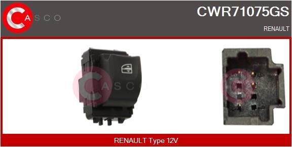 Casco CWR71075GS Кнопка стеклоподъёмника CWR71075GS: Отличная цена - Купить в Польше на 2407.PL!