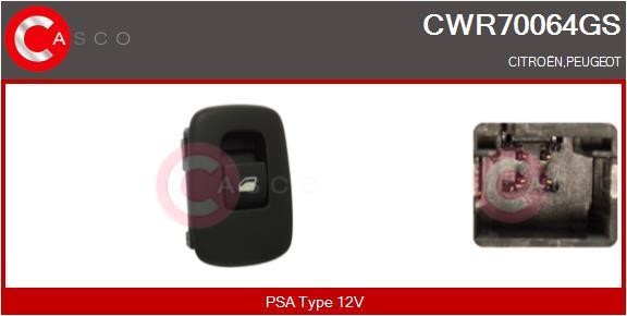 Casco CWR70064GS Кнопка склопідіймача CWR70064GS: Приваблива ціна - Купити у Польщі на 2407.PL!