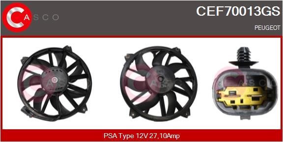 Casco CEF70013GS Электродвигатель, вентилятор радиатора CEF70013GS: Отличная цена - Купить в Польше на 2407.PL!
