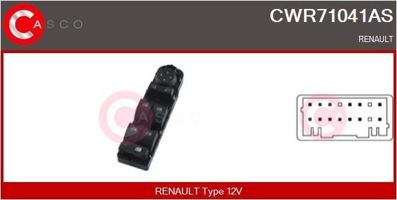 Casco CWR71041AS Window regulator button block CWR71041AS: Buy near me in Poland at 2407.PL - Good price!