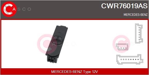 Casco CWR76019AS Window regulator button block CWR76019AS: Buy near me in Poland at 2407.PL - Good price!