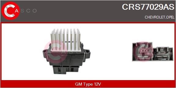 Casco CRS77029AS Resistor, interior blower CRS77029AS: Buy near me in Poland at 2407.PL - Good price!