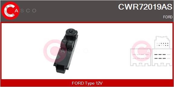 Casco CWR72019AS Window regulator button block CWR72019AS: Buy near me in Poland at 2407.PL - Good price!