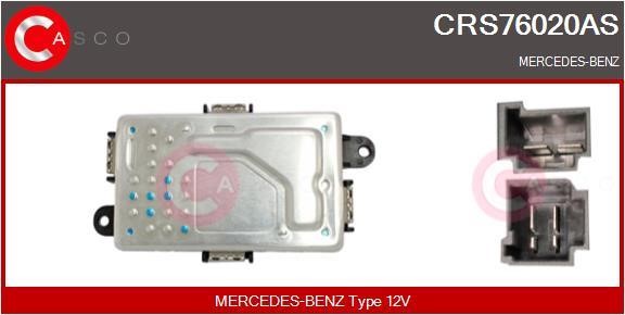 Casco CRS76020AS Сопротивление, вентилятор салона CRS76020AS: Отличная цена - Купить в Польше на 2407.PL!