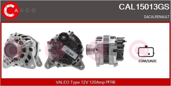 Casco CAL15013GS Alternator CAL15013GS: Buy near me in Poland at 2407.PL - Good price!