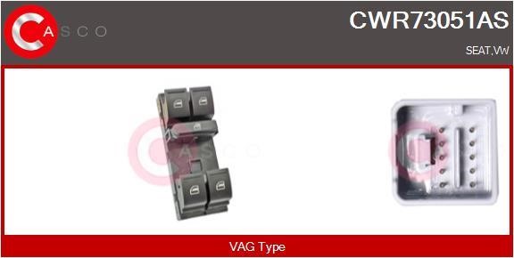 Casco CWR73051AS Power window button CWR73051AS: Buy near me in Poland at 2407.PL - Good price!