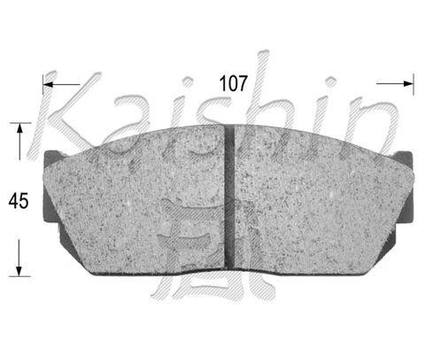 Kaishin FK5013 Тормозные колодки дисковые, комплект FK5013: Отличная цена - Купить в Польше на 2407.PL!