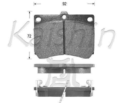 Kaishin FK3066 Тормозные колодки дисковые, комплект FK3066: Купить в Польше - Отличная цена на 2407.PL!