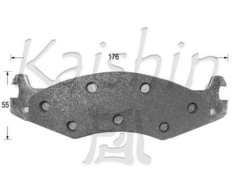 Kaishin FK10005 Brake Pad Set, disc brake FK10005: Buy near me in Poland at 2407.PL - Good price!
