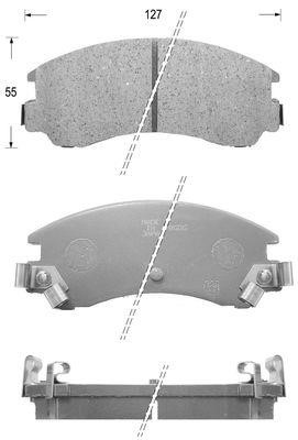 Kaishin FK7011 Brake Pad Set, disc brake FK7011: Buy near me at 2407.PL in Poland at an Affordable price!