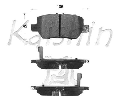 Kaishin FK5144 Brake Pad Set, disc brake FK5144: Buy near me in Poland at 2407.PL - Good price!