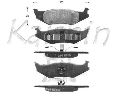 Kaishin FK10024 Brake Pad Set, disc brake FK10024: Buy near me in Poland at 2407.PL - Good price!