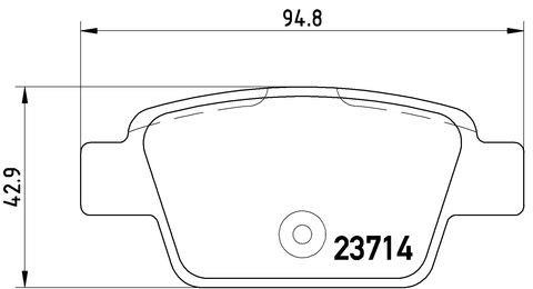 Kaishin FK20009 Гальмівні колодки, комплект FK20009: Приваблива ціна - Купити у Польщі на 2407.PL!