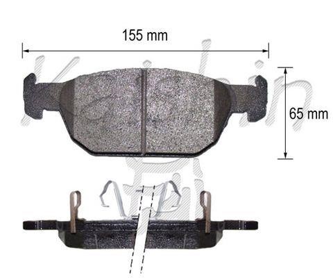 Kaishin FK5165 Klocki hamulcowe, zestaw FK5165: Dobra cena w Polsce na 2407.PL - Kup Teraz!