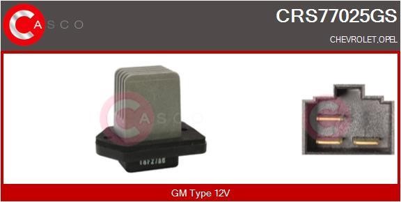 Casco CRS77025GS Resistor, interior blower CRS77025GS: Buy near me in Poland at 2407.PL - Good price!