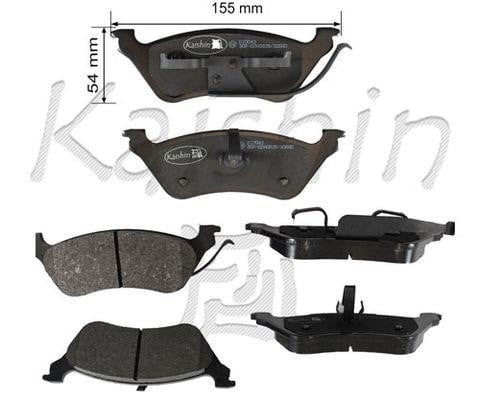 Kaishin FK10043 Front disc brake pads, set FK10043: Buy near me in Poland at 2407.PL - Good price!