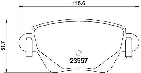 Kaishin FK20309 Brake Pad Set, disc brake FK20309: Buy near me in Poland at 2407.PL - Good price!