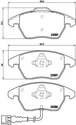 Kaishin FK20015 Brake Pad Set, disc brake FK20015: Buy near me in Poland at 2407.PL - Good price!